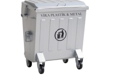 400 Lt Metal Çöp Konteyneri / MÇK-400