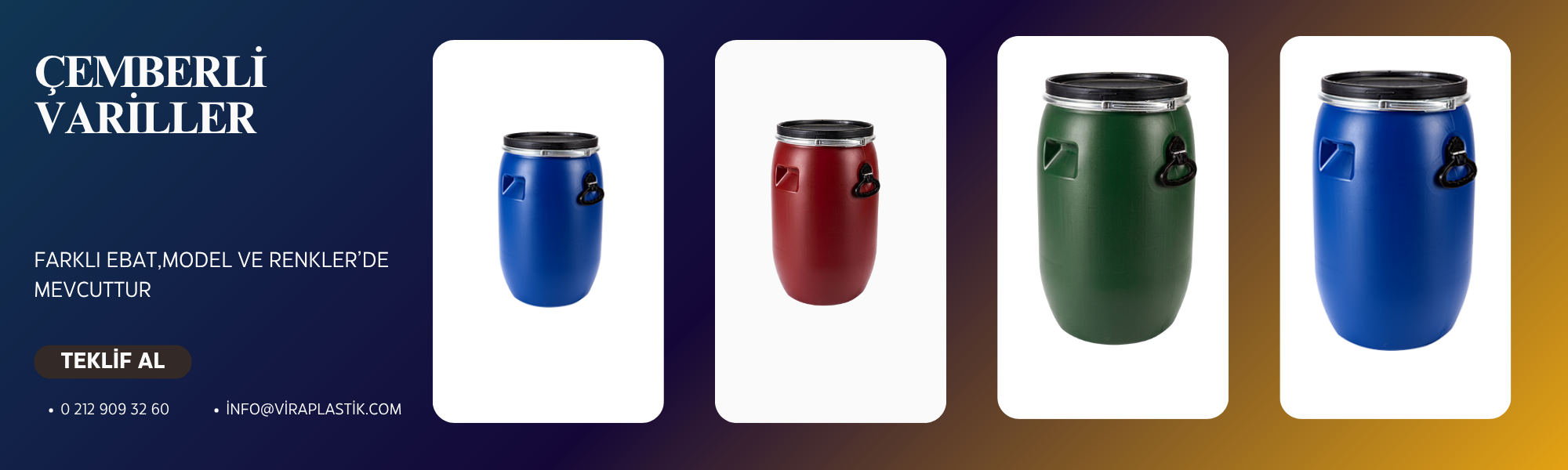 Çemberli Varil Çeşitleri